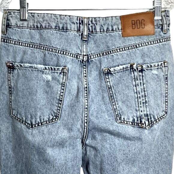 Urban Outfitters Jeans Womens Size 31" Blue Distressed High Rise Boho Light Wash - Picture 3 of 8